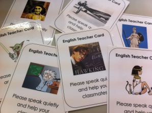 English Teacher Card 2